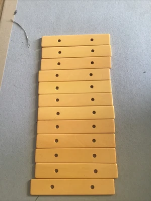 £18 • Buy 12no Original Art Deco Bakelite  Furniture Door Handles Back Plates