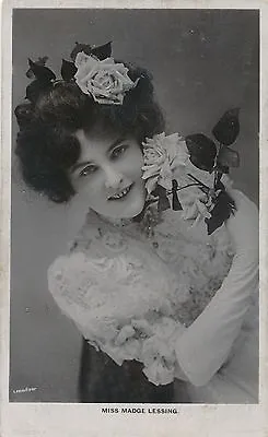 POSTCARD   ACTRESSES      Madge  Lessing • £1.51