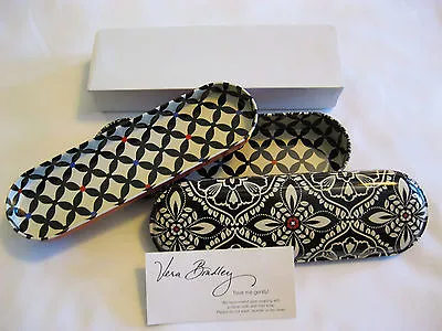 Vera Bradley NIGHT & DAY Pen PENCILS Tin CASE BOX For BACKPACK Tote PURSE  NWT • $29.95