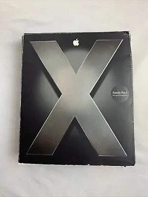 Mac OS X Tiger Panther 10.4 Apple  Operating System Software Family Pack 2005 • $179.97