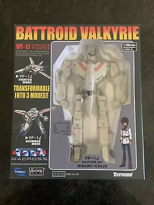 Battroid Valkyrie Macross VF-1J Variable Fighter Hikaru Ichijo 1/100 Toynami 🔥 • $44.99