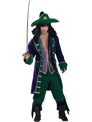 Mardi Gras Buccaneer Pirate Designer Men's Costume Small 38-40 • $20.87