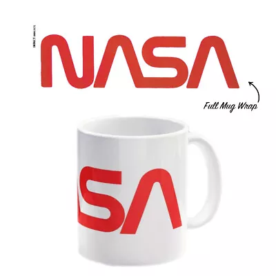 NASA - Meatball Worm Logo Coffee Tea Mug - Licensed **FREE DELIVERY** • $28.95