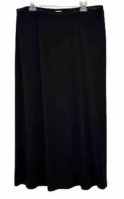 J. Jill Women’s Mesh Rayon Black Knit Pull On Maxi Skirt Plus Size 3X • $29.99