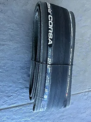 Vittoria Competition Corsa 700x25C Graphene  Clincher Folding Tire (Full Black) • $50