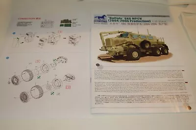 1/35 Bronco Models 6x6 Buffalo Mpcv Parts Lot Instructions Booklet W Update • $15.99