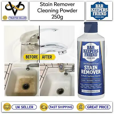 £5.95 • Buy Bar Keepers Friend 250g Cleaning Powder Stain Remover & Multi-Surface Cleaner