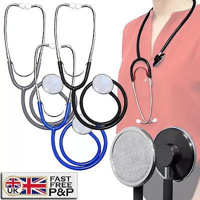 £3.99 • Buy Single Head Aluminium Cardiology Lightweight Large Diaphragm Doctors Stethoscope