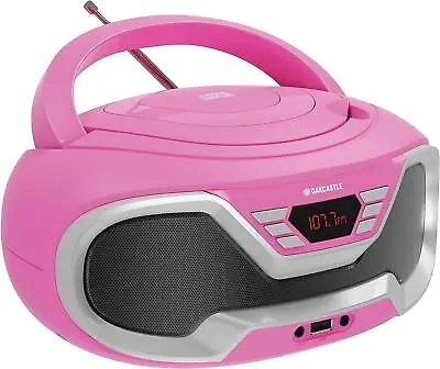 Oakcastle CD200 PORTABLE CD PLAYER BOOMBOX With Bluetooth & FM Radio • £25.99