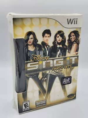 2011 Wii Disney Sing It Party Hits Video Game With Microphone - Brand New Sealed • $29.95
