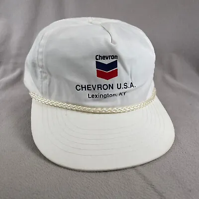 Chevron USA Hat Mens White Snapback Cap Captain Rope Racing Vintage Embroidered • $22.89