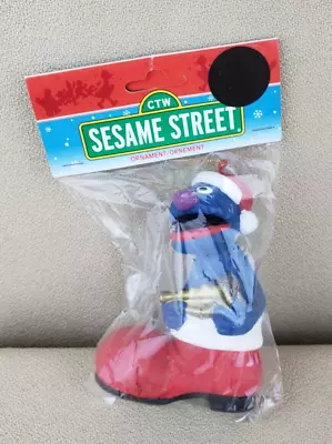 Vintage 1998 Sesame Street GROVER Trumpet Ornament Jim Henson • $12.99