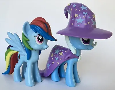 Funko My Little Pony Trixie Lulamoon Rainbow Dash Vinyl Collectible Lot Of 2 • £28.94