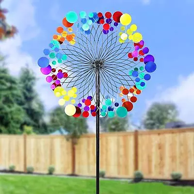 Wind Mill Decorative Wind Spinner Wind Sculpture Metal Wind Catcher For Garden • £12.31