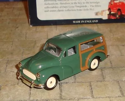 1960 Morris Minor Traveller Car - Green   - Lledo Days Gone Vanguards - Dg65000 • $9.74