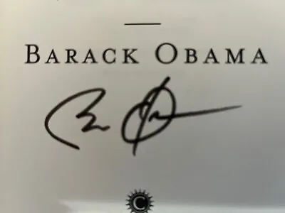 President Barack Obama Signed Autographed The Audacity Of Hope Book Hardcover FE • $299.99