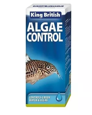 £6.49 • Buy King British Algae Control Coldwater Tropical Marine Aquarium Treatment 100ml