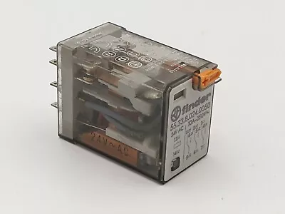 Finder 55.33.8.024.0050 Mini Power Relay 11 Pin 10 Amp 250 VAC 24 VAC Coil Used • $8