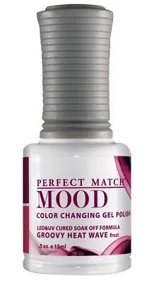 LeChat Perfect Match Mood Changing Gel Polish MPMG01 Groovy Heat Wave 0.5oz • $11.96