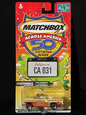 Mattel Matchbox Across America 50th Birthday Cars - California - No UPC • $3.50