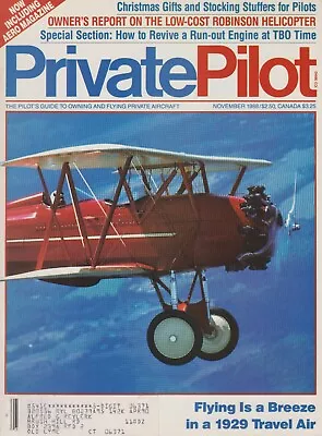 Private Pilot (Nov 1988) Mooney 201 Engine TBO Robinson R22 1929 Travel Air • $12