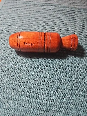 Fred Bailey Vintage Wooden Duck Call. LaGrange Illinois  Call Maker • $80.99