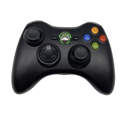 Microsoft Xbox 360 Wireless Controller Black Official Works Great Authentic • $31.50