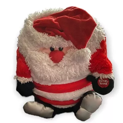 Mushabelly Chatter Christmas Santa Claus Plush Stuffed Animal Toy Talk Sound 12” • $24.99