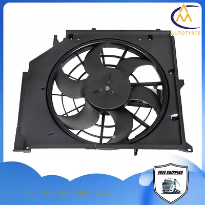 Radiator Cooling Fan Assembly 17117510617 For 1999-2005 Bmw E46 325i 328i 330i • $85