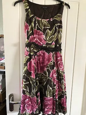 £3.99 • Buy Laura Ashley Lined Silk Dress Size 10