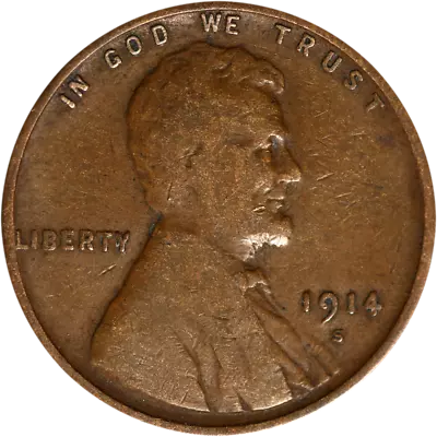 1914-S Lincoln Cent Great Deals From The Executive Coin Company • $23