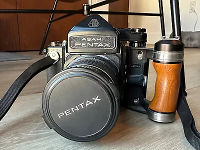 Asahi Pentax 6x7 MLU W/ Takumar 105mm F2.4 And  SMC Pentax/6 X 7 55mm F4 Lenses • $420