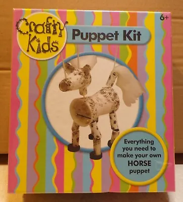 Paul Lamond Crafty Kids Puppet Kit Horse Age 6+ Make & Do • £5