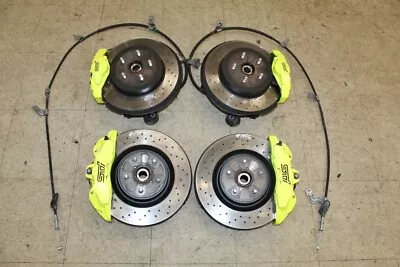 2019 Subaru Wrx Sti Oem Brembo Calipers Rotors Spindles Kit 6pot Front Rear Kit • $2599