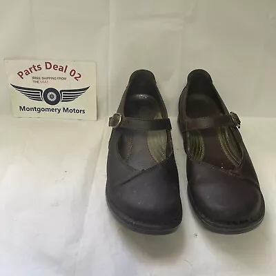 $18.05 • Buy Dansko Womens  Shoes Strap Low Heel Size 6 Brown Leather Upper Dansko Quality