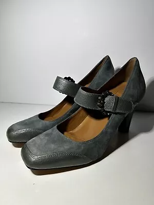 Corso Como Women's High Heels Pumps With Buckle Green Size 9 Made In Brazil ￼ • $40