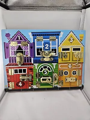 Melissa & Doug Latches Wooden Activity Board - FSC-Certified Materials NEW • $24