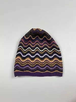 Missoni Lindex Arcylic / Wool Zig Zag Pattern Hat One Size  • $40