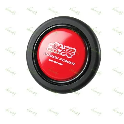 Horn Button Red Fits MUGEN POWER MOMO RAID NRG Steering Wheel Racing JDM X1 • $21.74