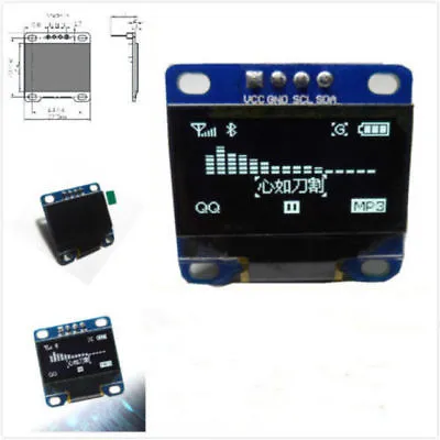 $13.91 • Buy 0.96  I2C SPI Serial 128X64 Blue OLED LCD LED Display Module For Arduino