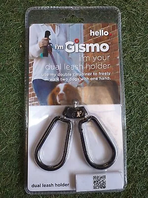 Hello I'm Gismo I'm Your Dual Leash Holder Perfect To Walk 2 Dogs In One Hand • £3