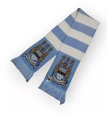 Vintage 2000s Manchester City Football Soccer Club Scarf English Premier League • $19