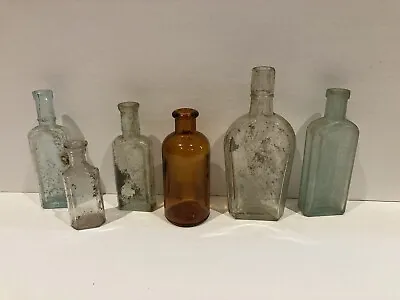 Vintage Glass Medicine Bottles Lot • $20