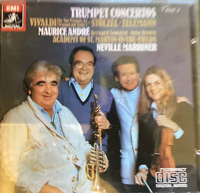 Trumpet Concertos: Vivaldi Stolzel Telemann Maurice Andre (CD 1983) LIKE NEW • £4.49