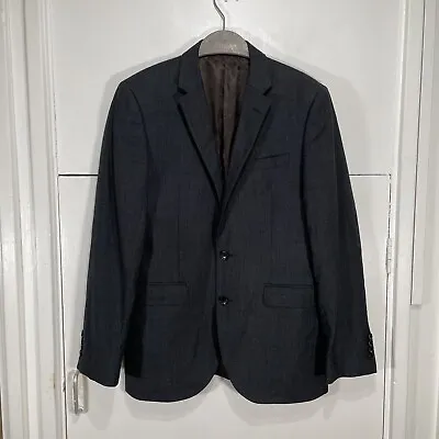 Ermenegildo Zegna Blazer Jacket John Lewis Traveller Tailored Dark Grey UK 38R • £49.99