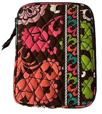 Vera Bradley Quilted Zippered IPad/Kindle Case/Sleeve LOLA Pattern. 6 X 8. • $10