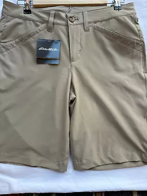 New With Tags NWT Eddie Bauer Adventurer Bermuda Short Light Khaki Adventure • $25