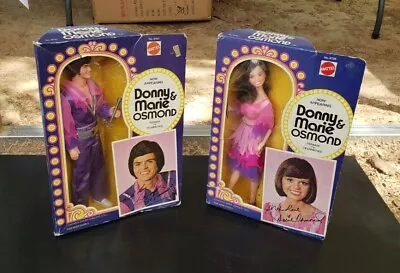 Donny And Marie Osmond Celebrity Dolls #9767 & #9768 VTG 1976 NIB SEE PHOTOS • $79.95