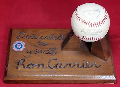 Methodist Youth Baseball Award - Ronald Carrier - James Madison University - JMU • $20.69