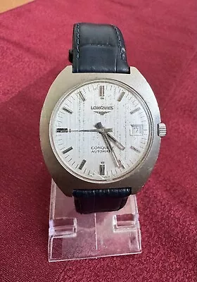 Gents Vintage Longines Conquest Automatic Wristwatch • £425